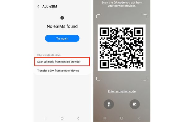 Escanea tu código QR desde otro dispositivo